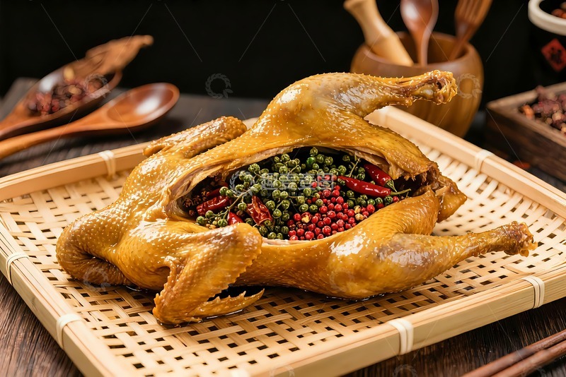 高清大图下载【趣麦麦图】椒麻鸡麻椒鸡