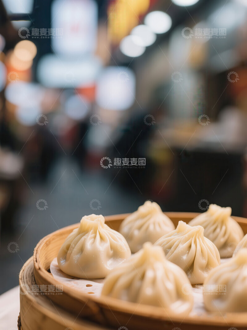 高清大图下载【趣麦麦图】褶细  皮薄  馅嫩  