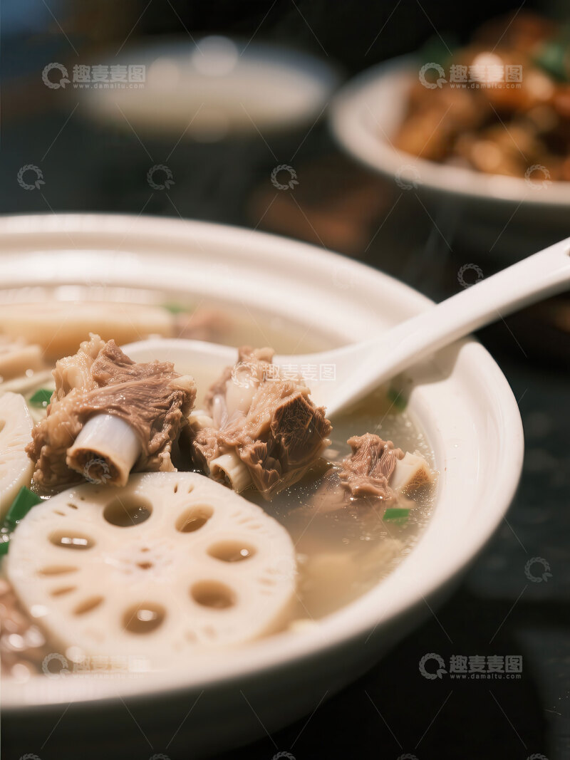 高清大图下载【趣麦麦图】汤  粉糯  湖北  