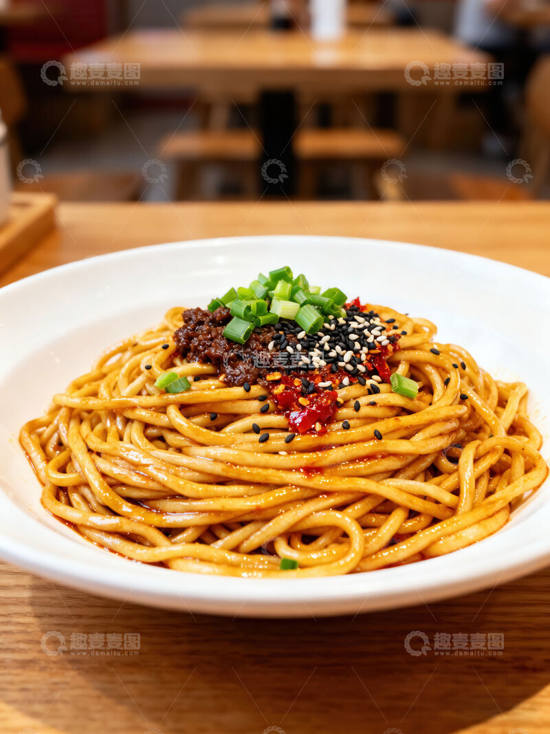 高清大图下载【趣麦麦图】燃面  花生  重油  