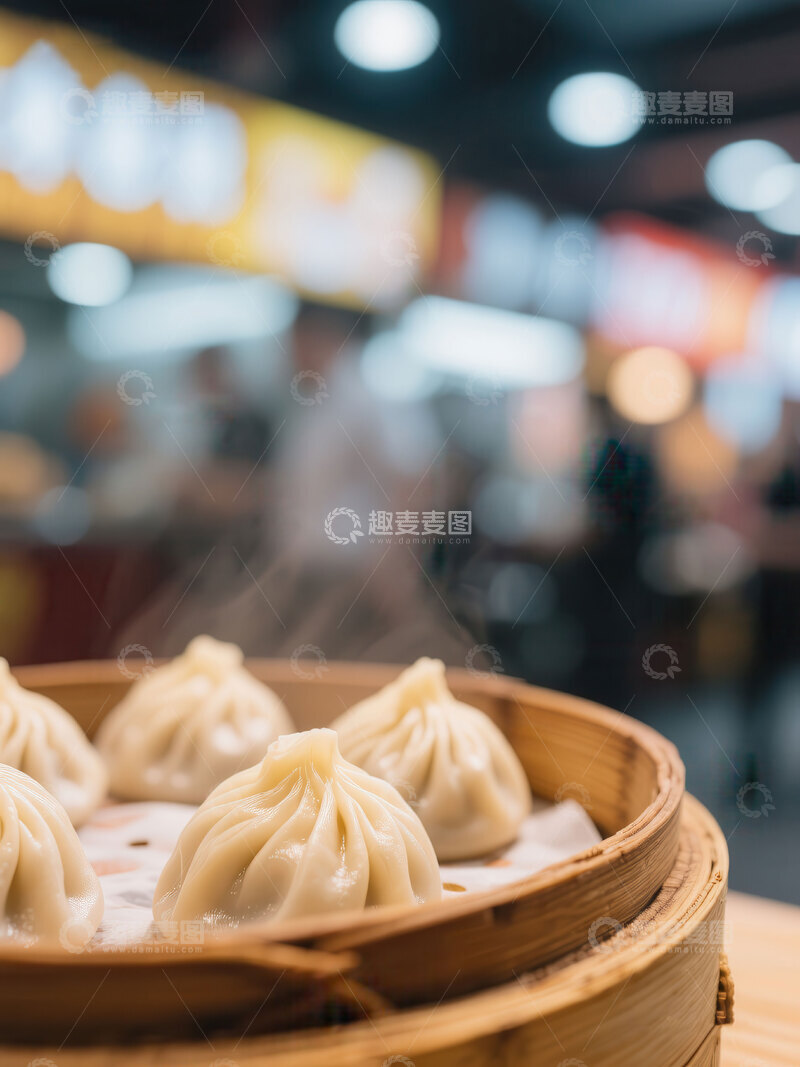 高清大图下载【趣麦麦图】包子  皮薄  褶细