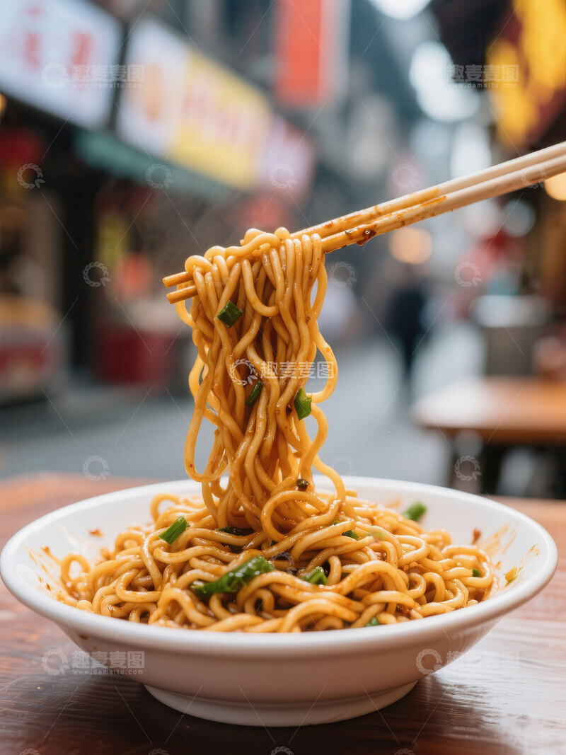 高清大图下载【趣麦麦图】燃面 宜宾  重油  