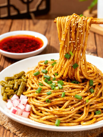 燃面  碎米  过瘾