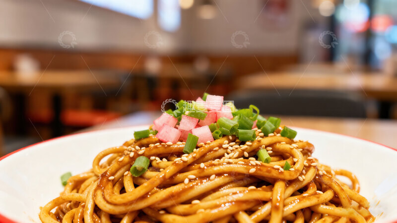 高清大图下载【趣麦麦图】燃面  宜宾  招牌