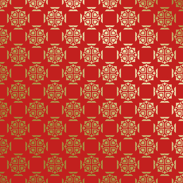 红金中式喜庆花纹背景462
