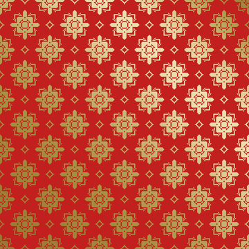 红金中式喜庆花纹背景456