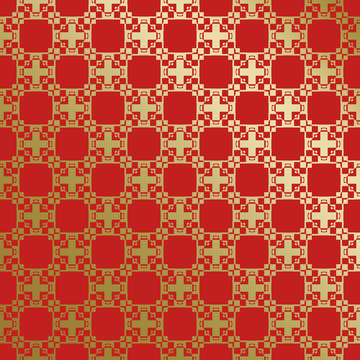 红金中式喜庆花纹背景474