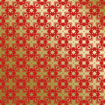 红金中式喜庆花纹背景467