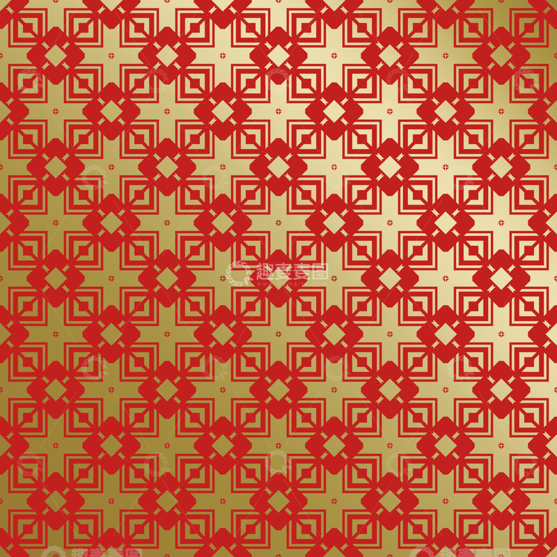 源文件下载【趣麦麦图】红金中式喜庆花纹背景467