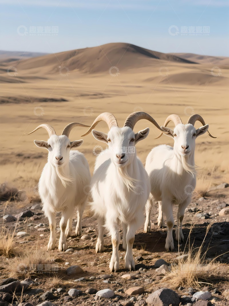 高清大图下载【趣麦麦图】陕北优质山羊