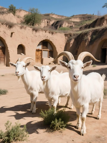 黄土高原山羊