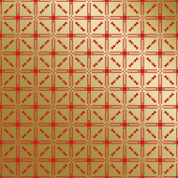 红金中式喜庆花纹背景471