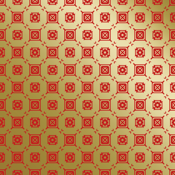 红金中式喜庆花纹背景458