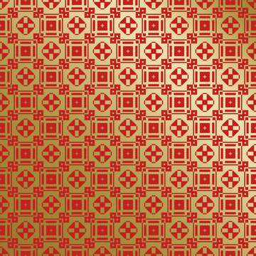 红金中式喜庆花纹背景451