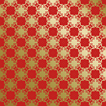 红金中式喜庆花纹背景473