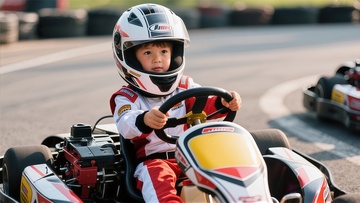 儿童卡丁车赛道驾驶体验