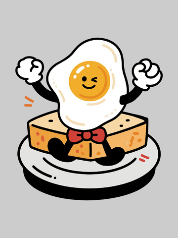 拟人化可爱煎蛋1