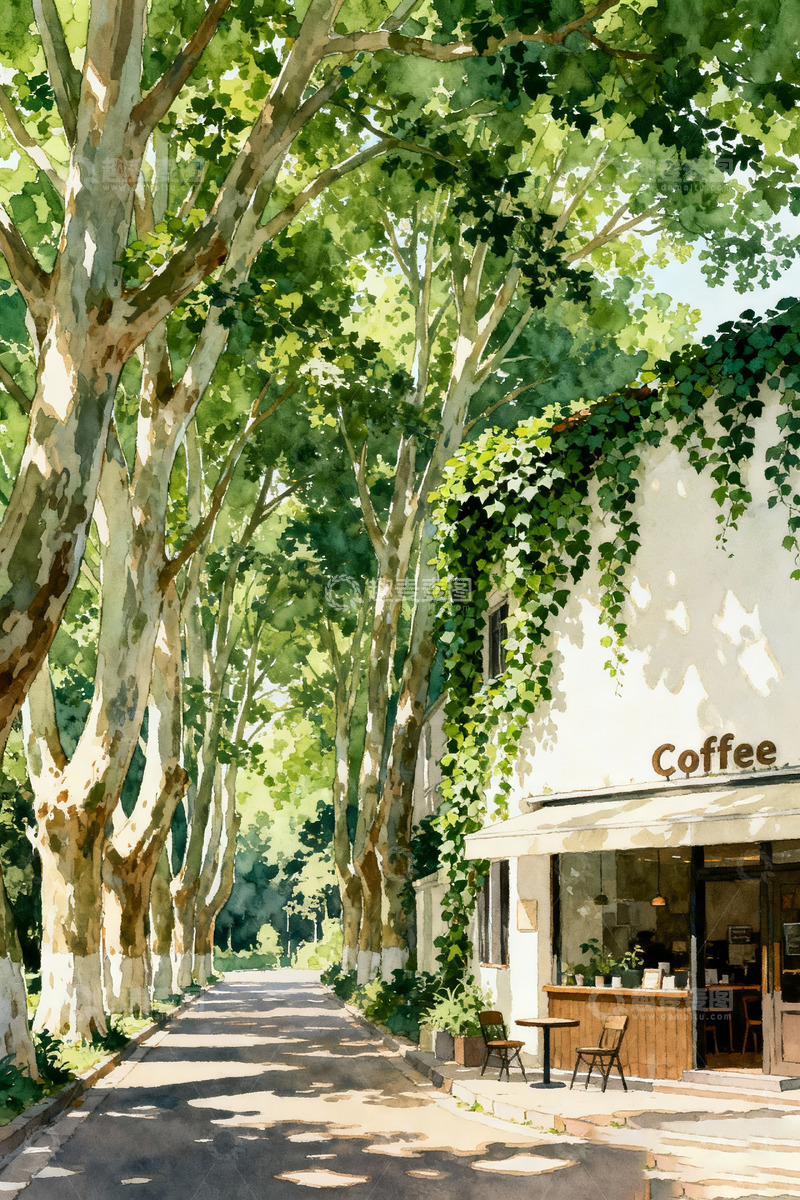 高清大图下载【趣麦麦图】夏天氛围感插画1