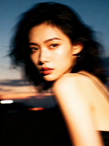 抓拍曼妙模糊的人影及场景