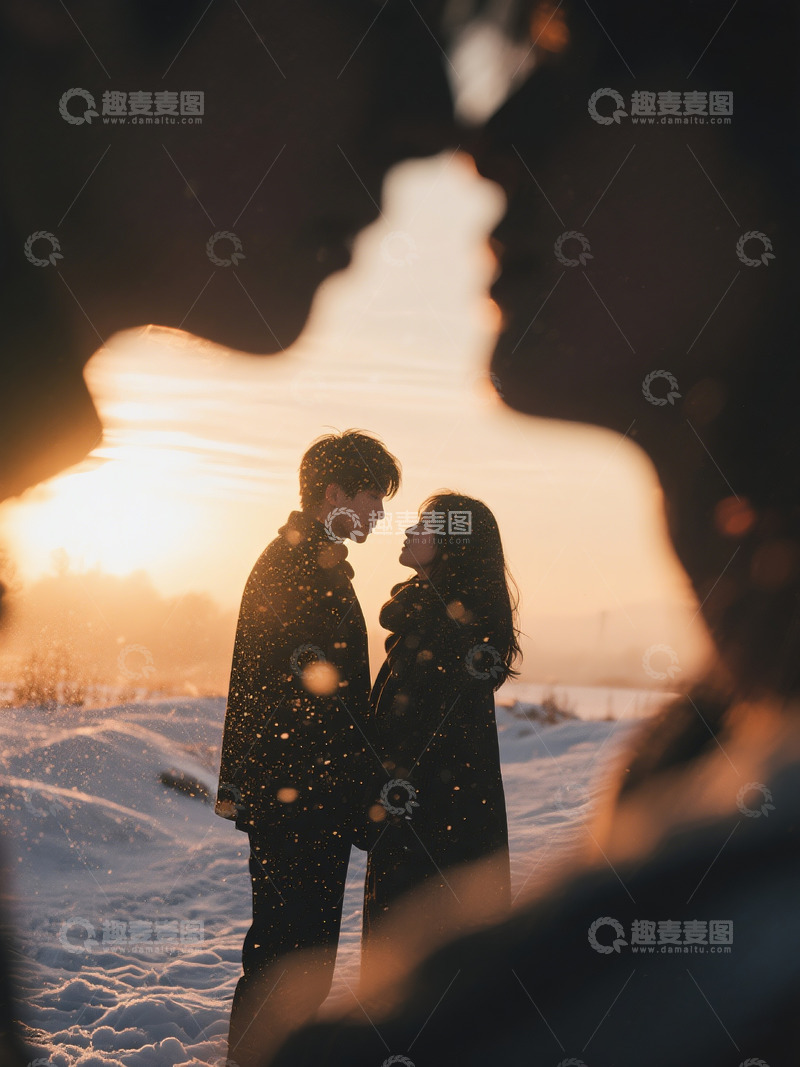 高清大图下载【趣麦麦图】抓拍曼妙模糊的情侣人影及场景10