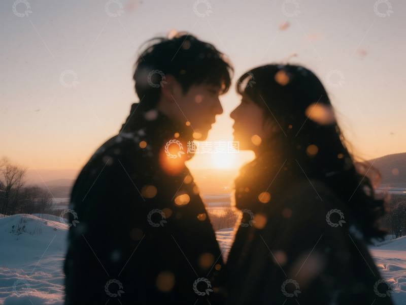 高清大图下载【趣麦麦图】抓拍曼妙模糊的情侣人影及场景6