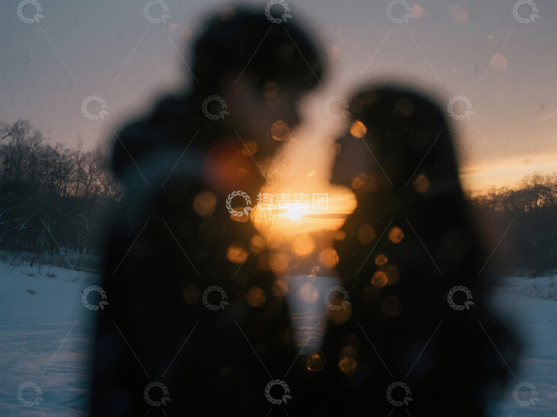 高清大图下载【趣麦麦图】抓拍曼妙模糊的情侣人影及场景1