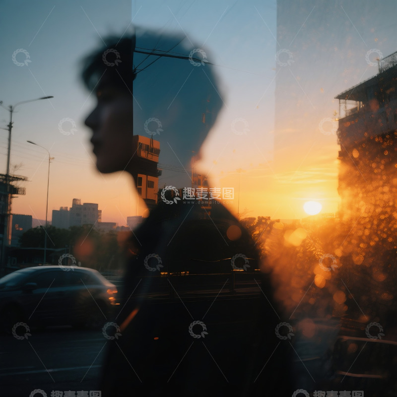 高清大图下载【趣麦麦图】抓拍曼妙模糊的情侣人影及场景8