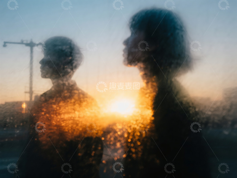 高清大图下载【趣麦麦图】抓拍曼妙模糊的情侣人影及场景12