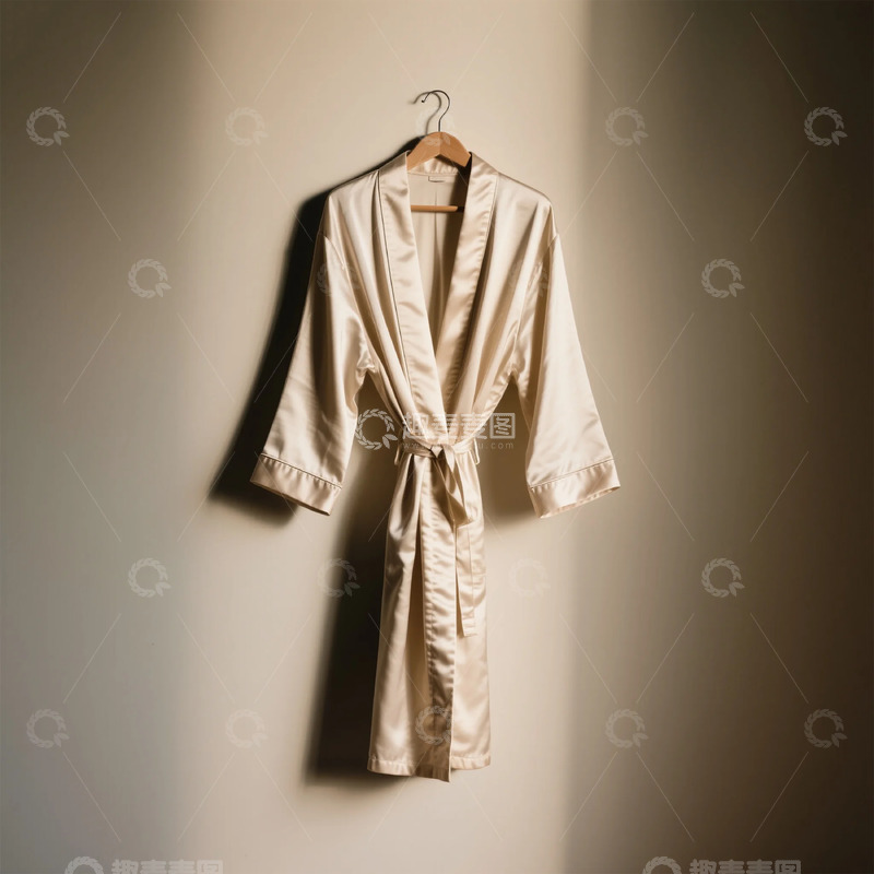 高清大图下载【趣麦麦图】简约风浴袍挂拍素材