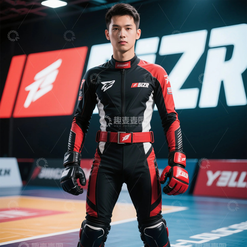 高清大图下载【趣麦麦图】运动装男性专业装备展示