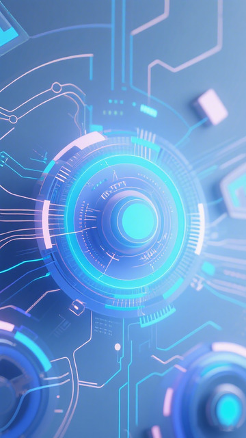 未来科技感数字界面设计