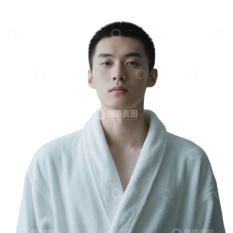 高清大图下载【趣麦麦图】简约风格男性肖像摄影素材