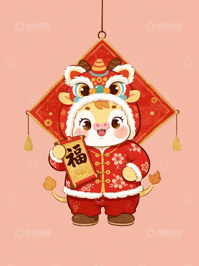 源文件下载【趣麦麦图】马年春节主题小马20