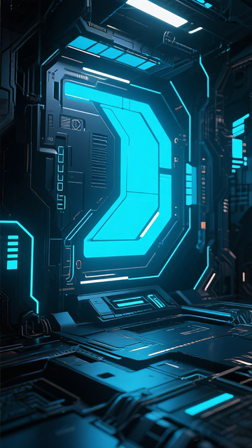 科幻隧道科技感壁纸