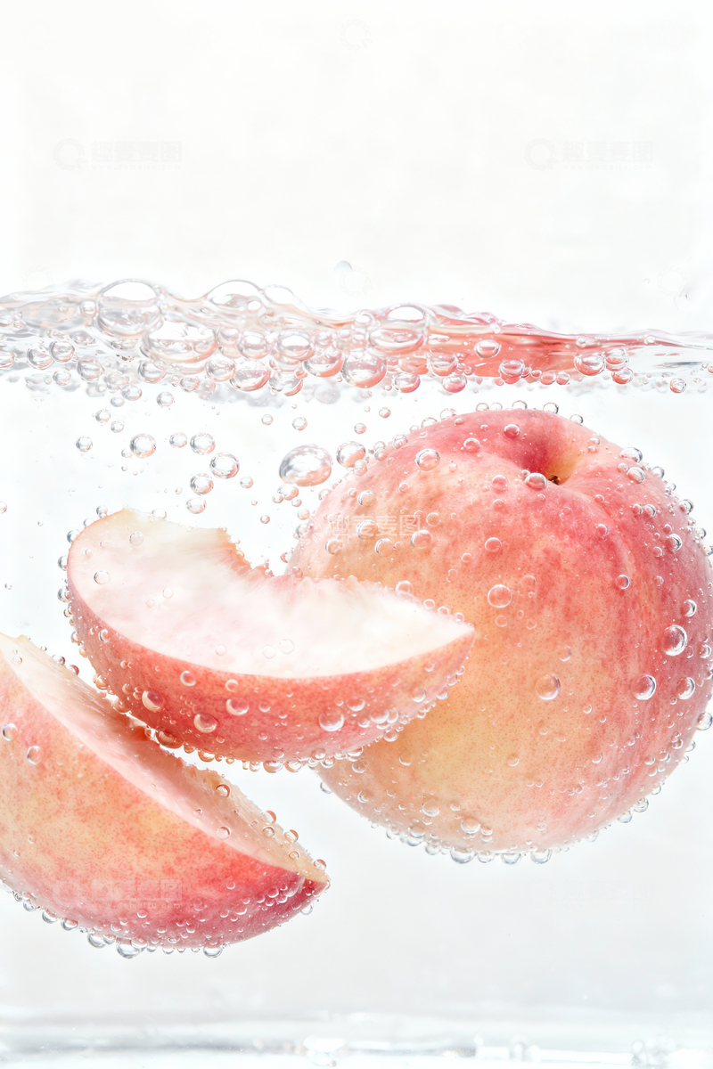源文件下载【趣麦麦图】切开的水蜜桃5