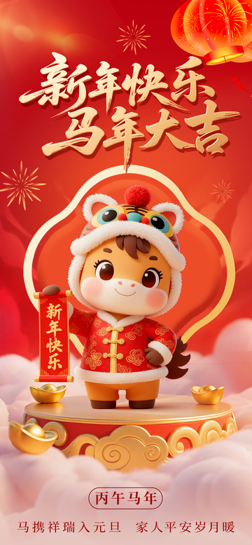 新年快乐马年大吉