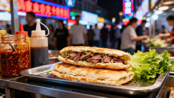 驴肉火烧  酥脆  解馋  