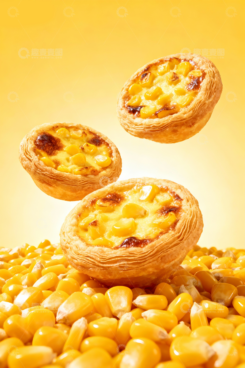 源文件下载【趣麦麦图】-三枚玉米蛋挞1