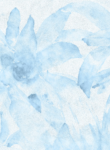 淡蓝水彩植物装饰背景底纹设计素材