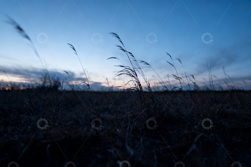 高清大图下载【趣麦麦图】广角镜头下的黄昏旷野6