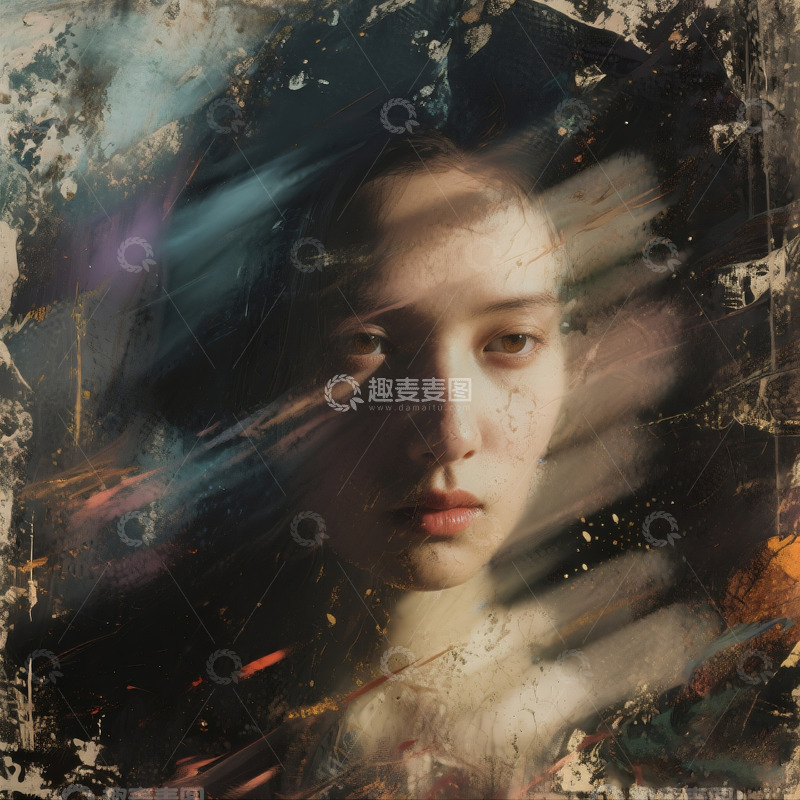 高清大图下载【趣麦麦图】-记忆褪色 迷离氛围 斑驳7