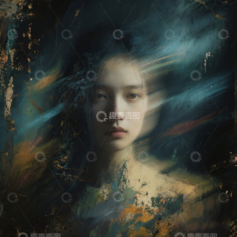 高清大图下载【趣麦麦图】记忆褪色 迷离氛围 斑驳4