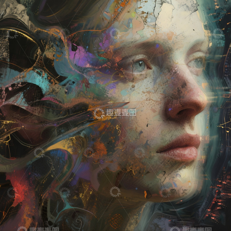 高清大图下载【趣麦麦图】记忆褪色 迷离氛围 斑驳2