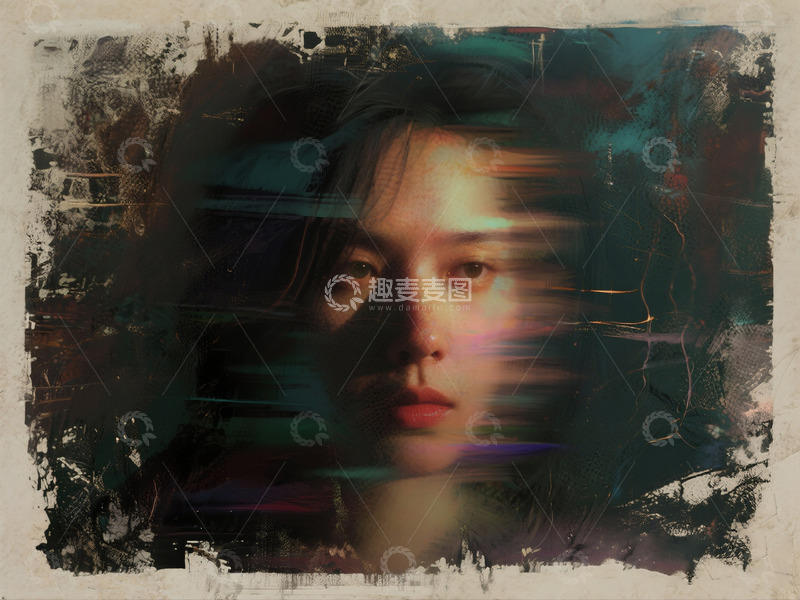 高清大图下载【趣麦麦图】记忆褪色 迷离氛围 斑驳1