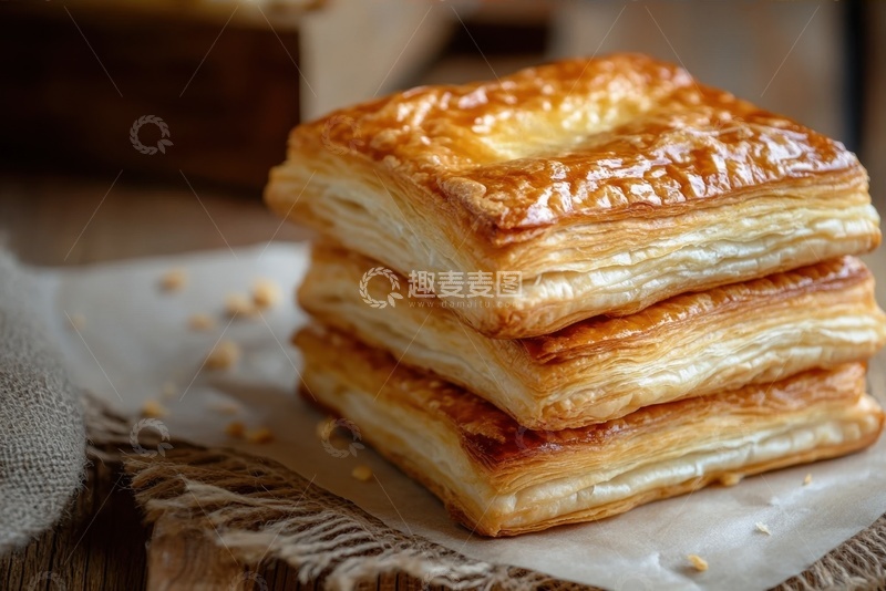 高清大图下载【趣麦麦图】松软的千层糕点