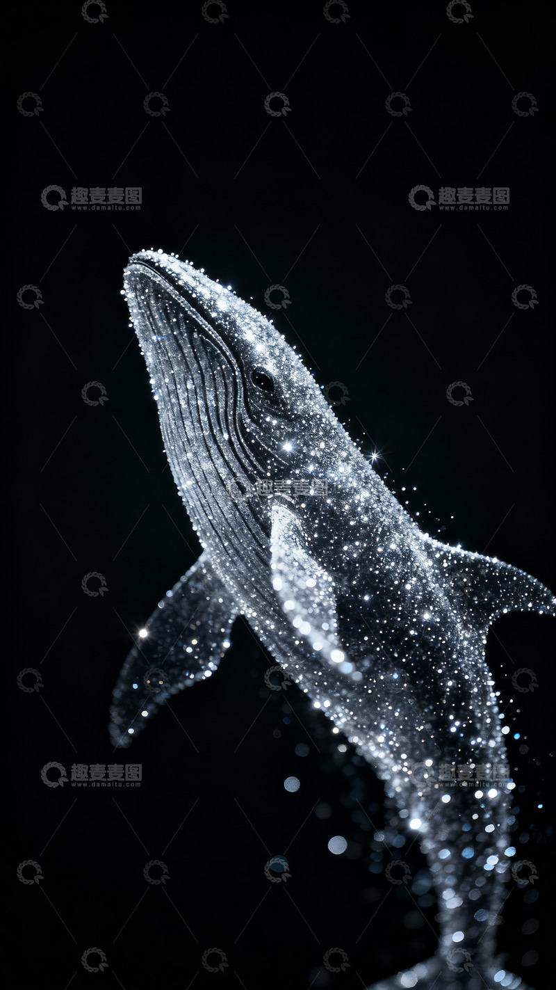 高清大图下载【趣麦麦图】极简主义、创意合成抽象鲲3