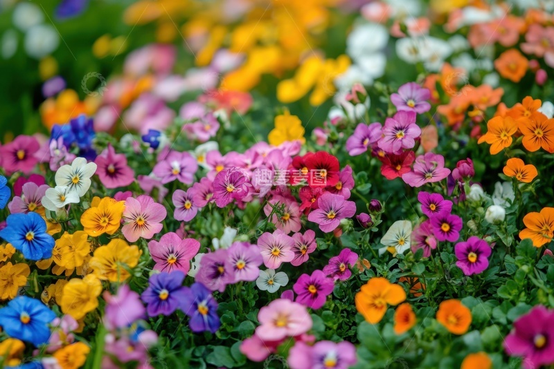 高清大图下载【趣麦麦图】盛开的野花花丛