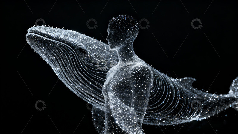 高清大图下载【趣麦麦图】极简主义、创意合成抽象鲲