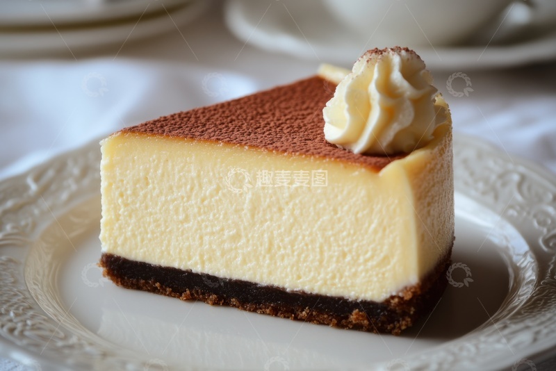 高清大图下载【趣麦麦图】奶酪奶油蛋糕美食