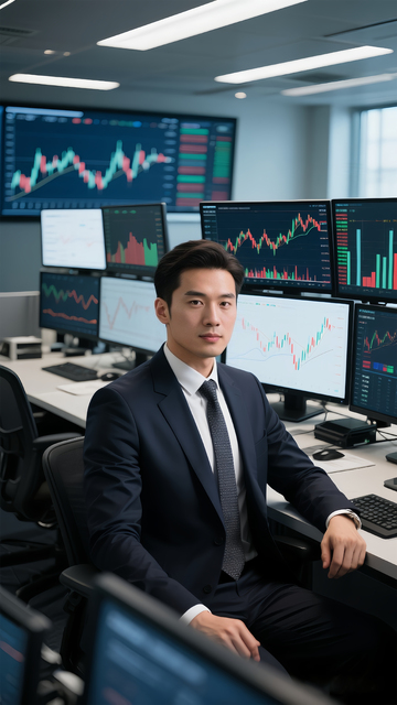 金融精英办公室肖像摄影